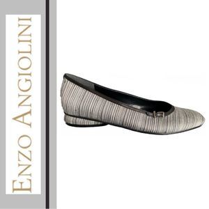 Enzo Angiolini Women’s Striped‎ Flats - Size 6